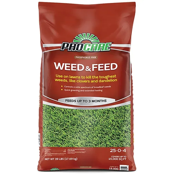 Pro Care 39 lbs Phosphorus Free Weed & Feed 25-0-4 15M - Image 2