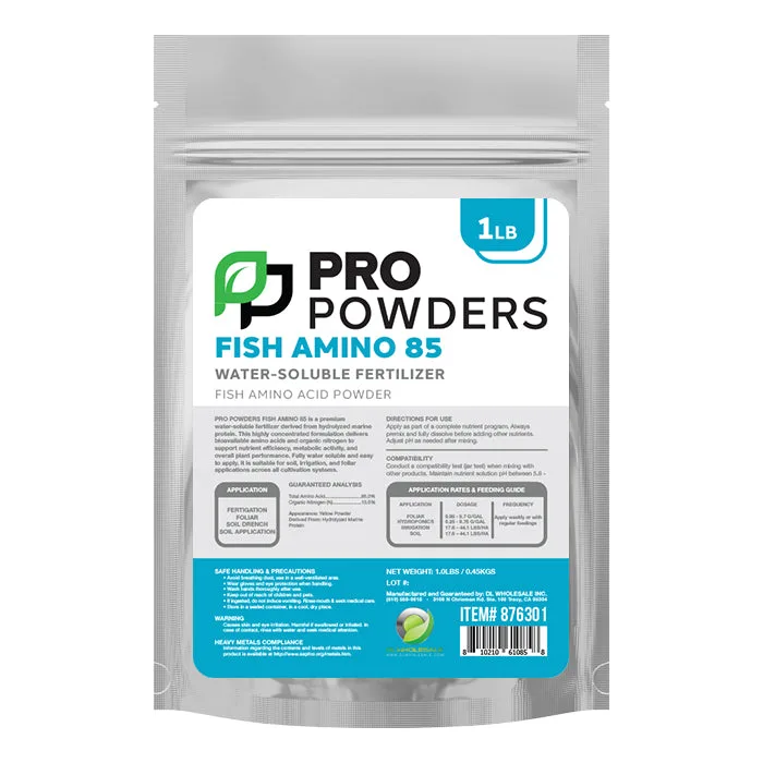 Pro Powders Fish Amino 85 (Fish Amino Acid Powder) - Image 2