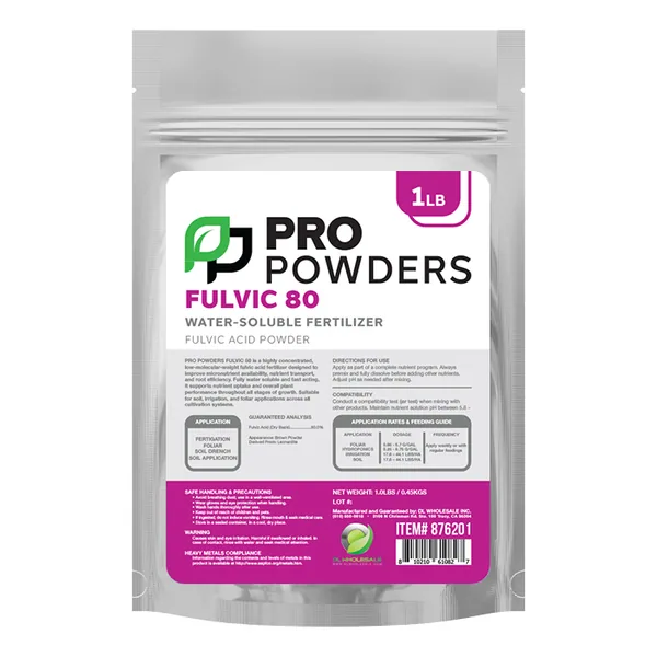 Pro Powders Fulvic 80 (Fulvic Acid Powder)