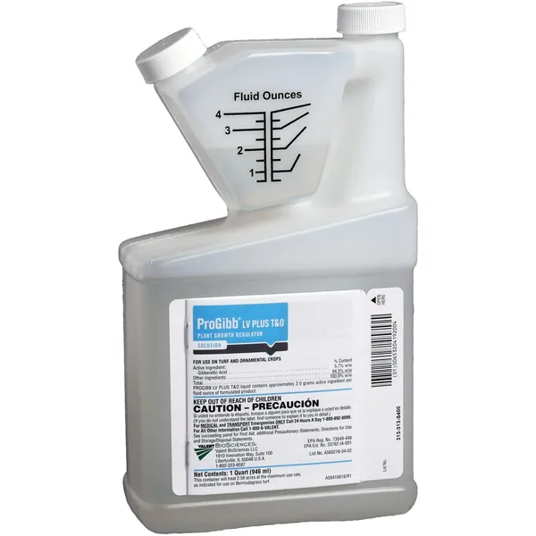 ProGibb LV Plus T&O 1Qt OMRI Plant growth regulator ( Gibberellic acid ) — Case of 12