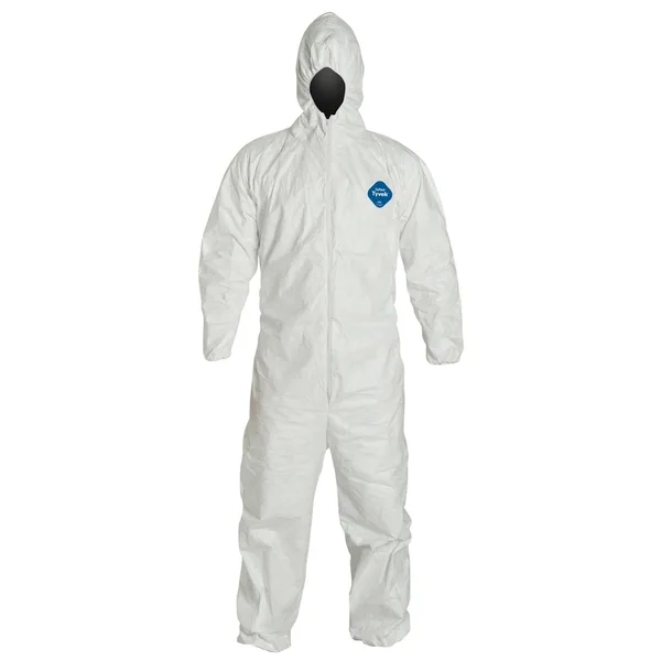 R3 Safety, Disposable Tyvek Jumpsuit W/ Hood M