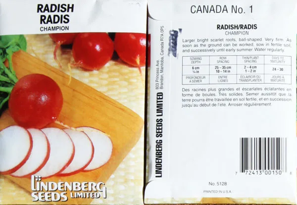 Radish, Champion 1/2oz