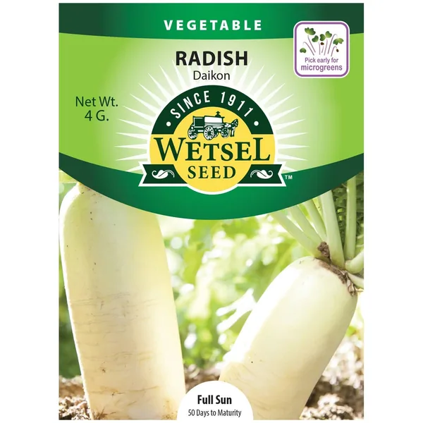 Radish, Daikon 4 Grams