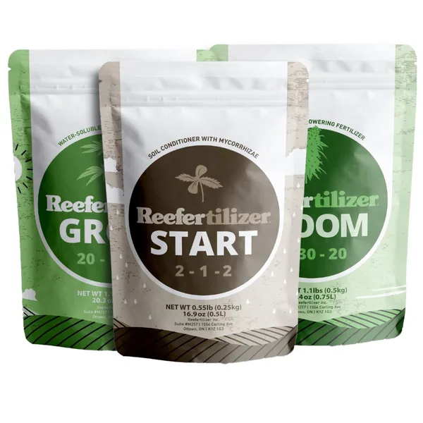 Reefertilizer Boxed Trio Package Start Grow Bloom