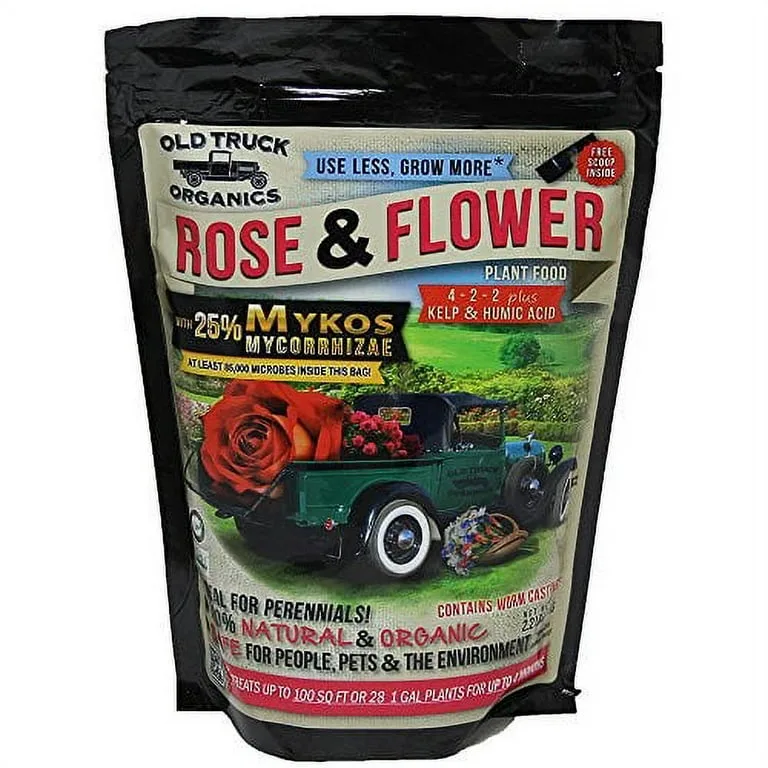 Reforestation Technologies Int Old Truck Organics 2.2 lbs Rose & Flower Fertilizer - Image 2
