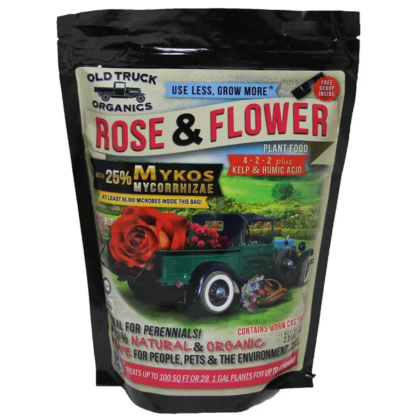 Reforestation Technologies Int Old Truck Organics 2.2 lbs Rose & Flower Fertilizer