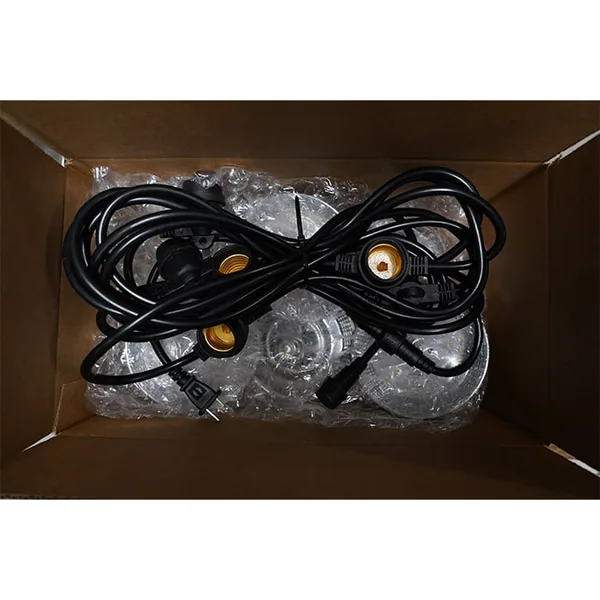 25' Greenhouse Expandable String Lights 14AWG w/ 12W LED 6500K G (Refurbished)