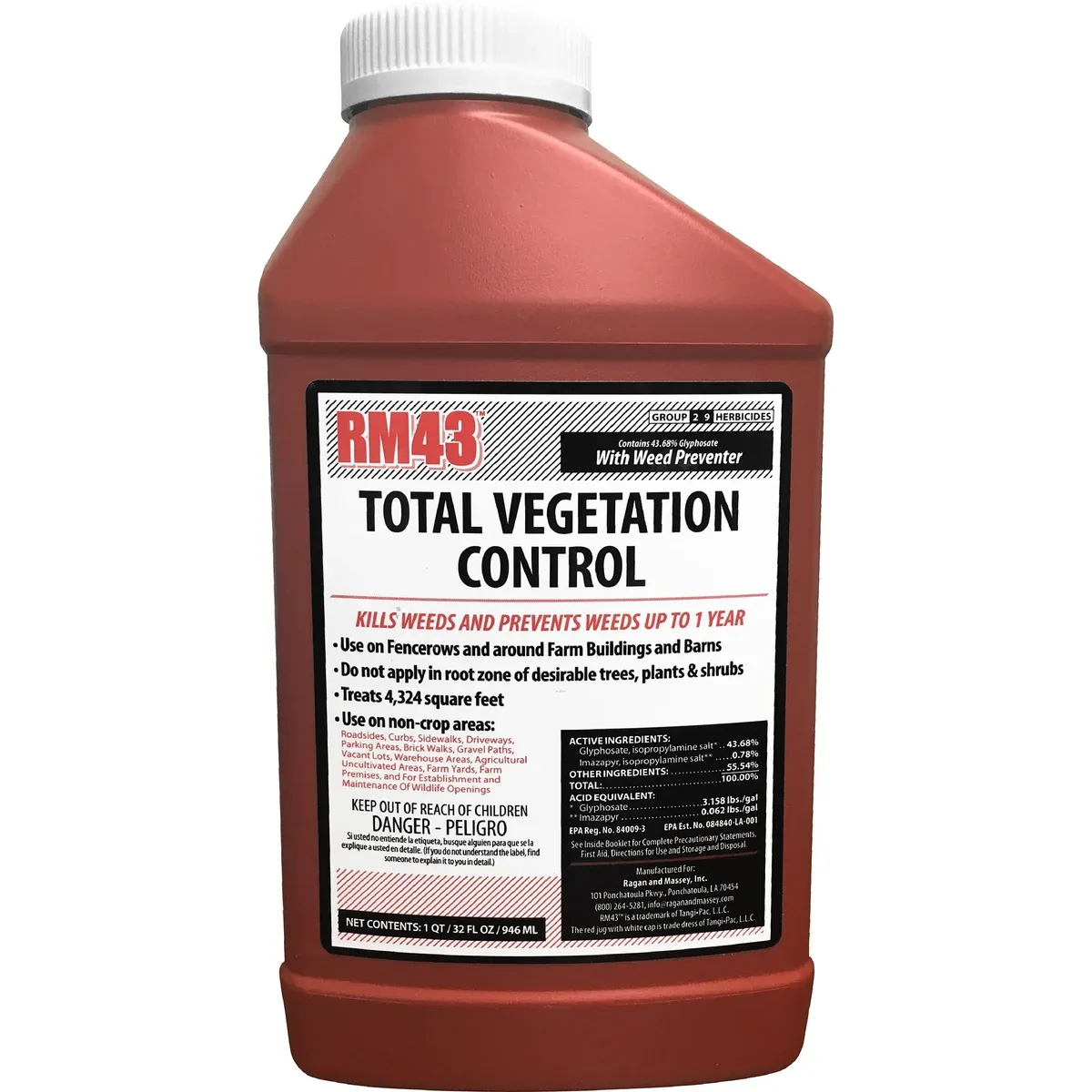 RMI RM43 1gal Total Total Vegetation Control Glyphosate And Imazapyr - Image 2