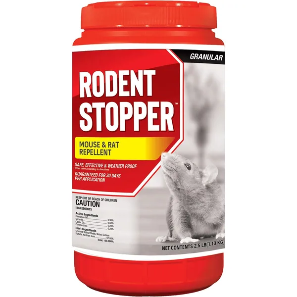 Rodent Stopper 2.5lb Jug Repellent Shaker Granules