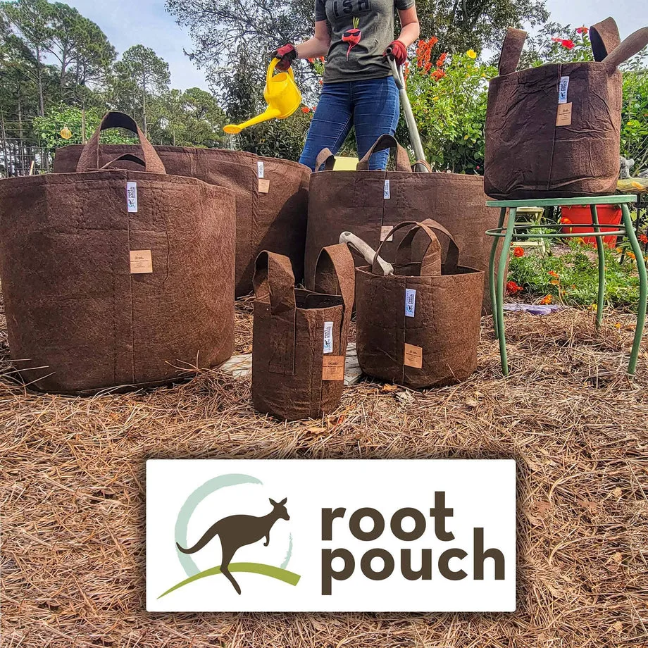 Root Pouch #03 Brown Multi Use 3gal Fabric Pot - Image 2