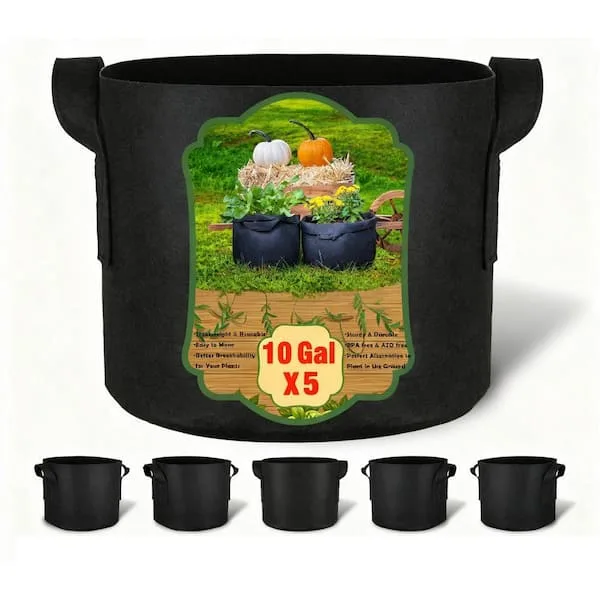 Root Pouch #05 w/ Handle Forest Multi Use 5gal Fabric Pot - Image 2