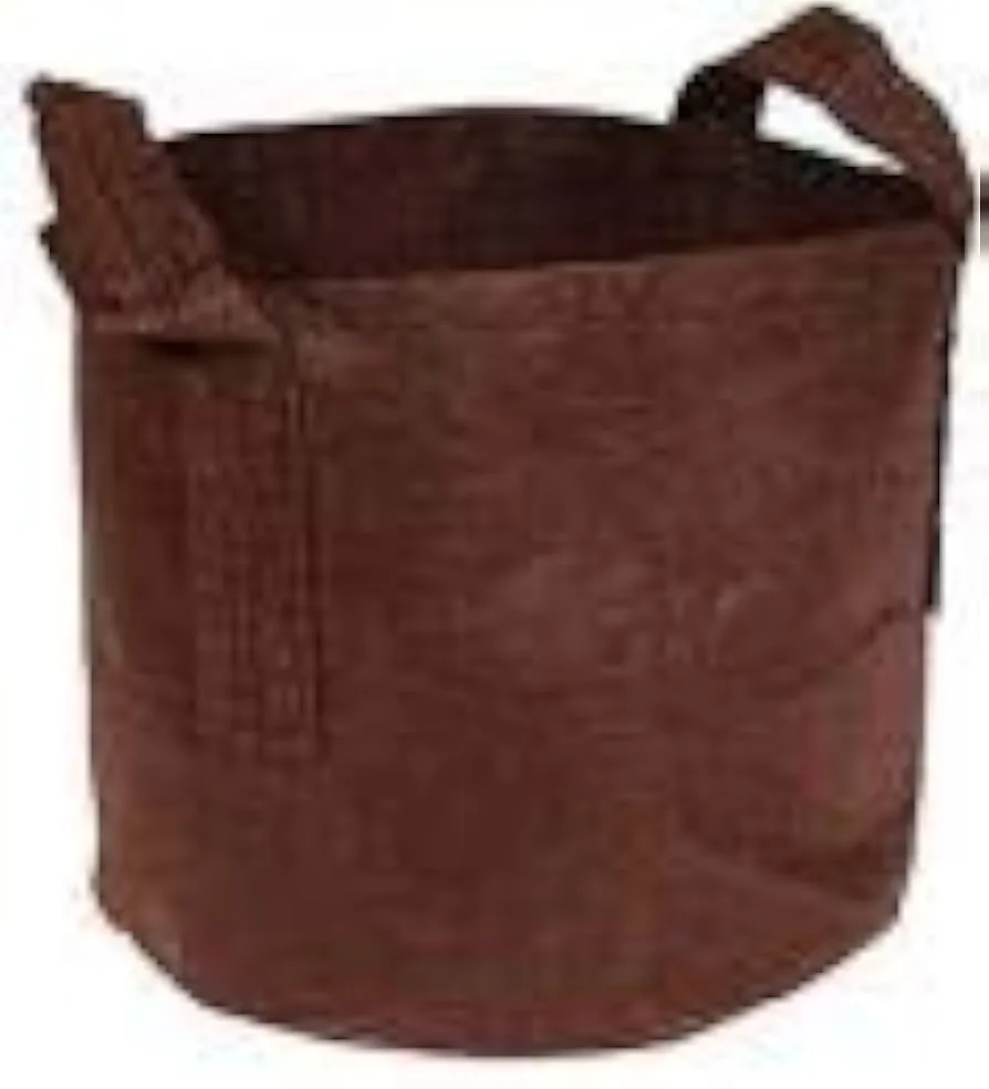 Root Pouch #10 w/ Handle Brown Multi Use 10gal Fabric Pot - Image 2