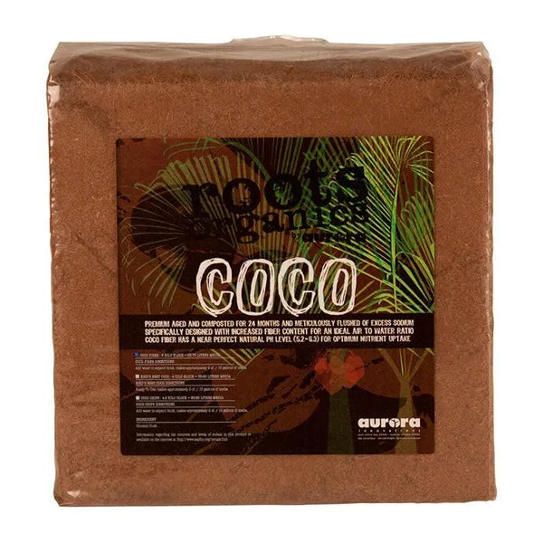 Roots Organics Coco Fiber, 12" x 12" Compressed Block - Image 2