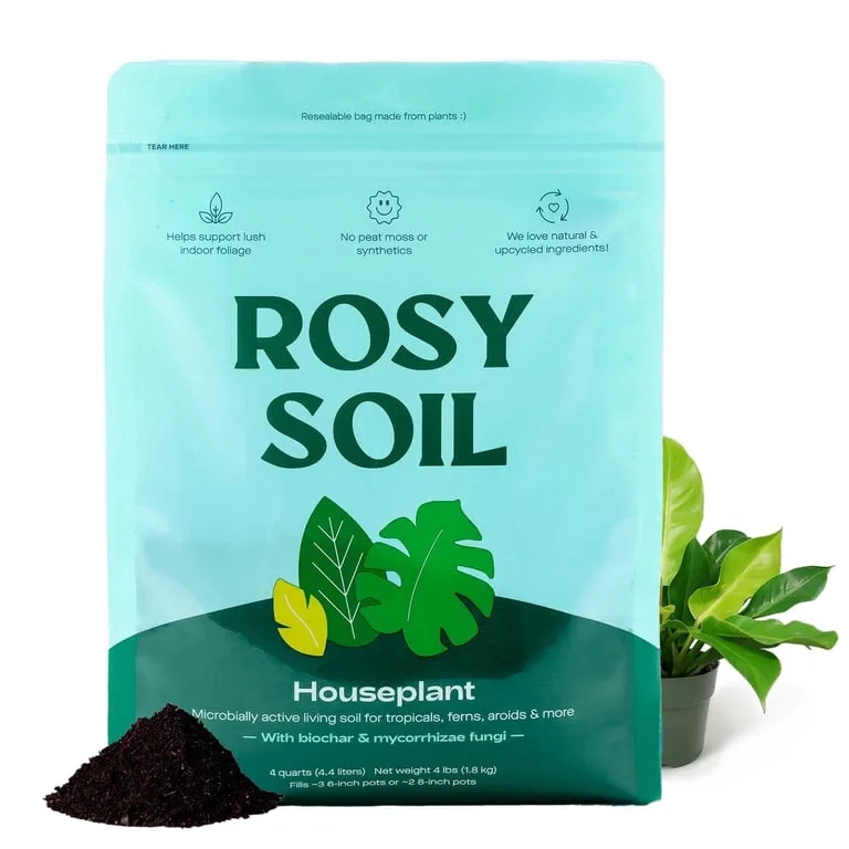 Rosy Soil 4qt Indoor Potting Mix — priced per each; minimum 8; multiples of 8 - Image 2