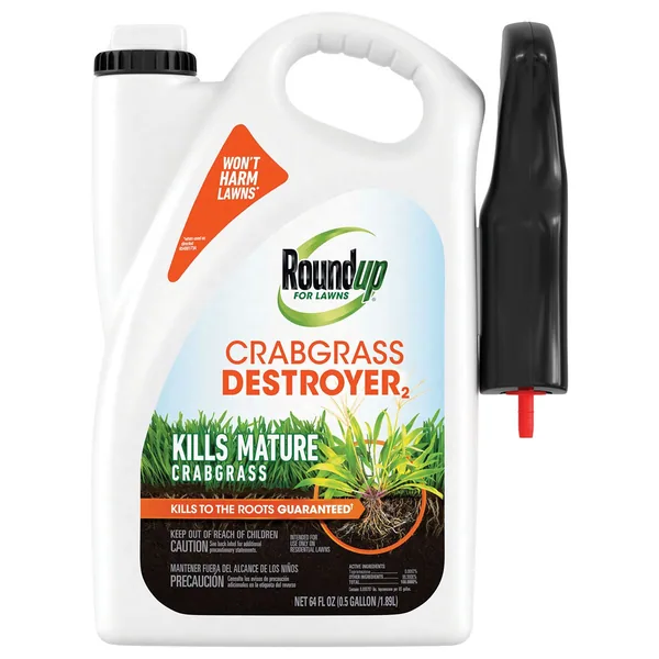 Roundup 0.5gal Lawns Crabgrass RTU Trigger