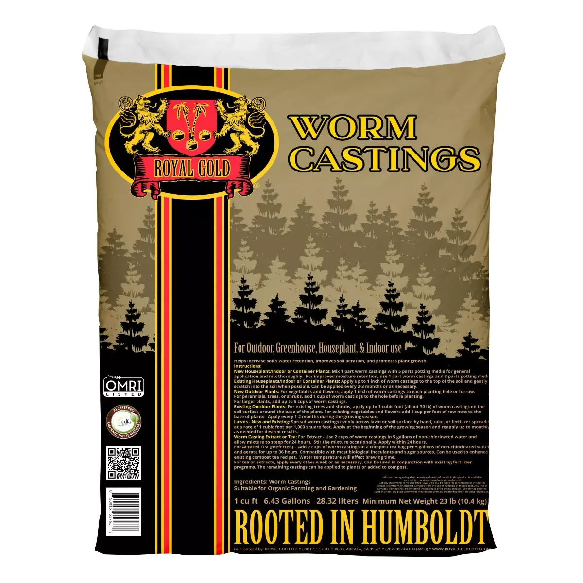 Royal Gold 1cf Worm Castings - Image 2