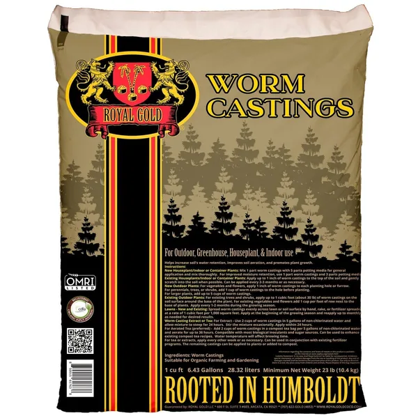 Royal Gold 1cf Worm Castings