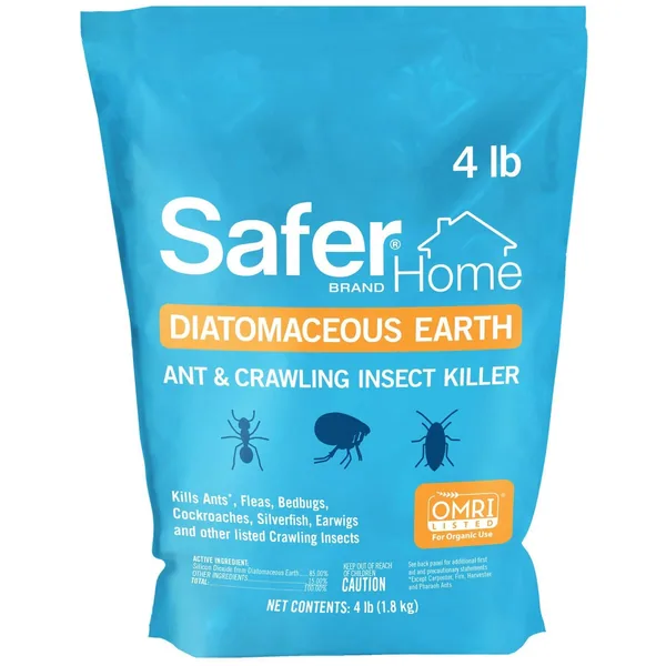 Safer Home Ant & Crawling Insect Killer Diatomaceous Earth OMRI Listed