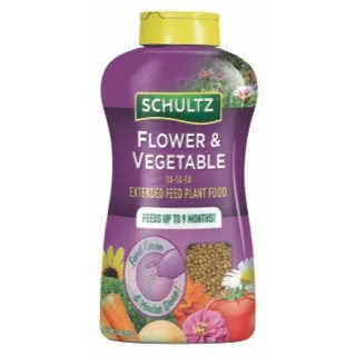 Schultz 2 lbs Flower & Vegetable Plant Food Extend Feed 13-13-13
