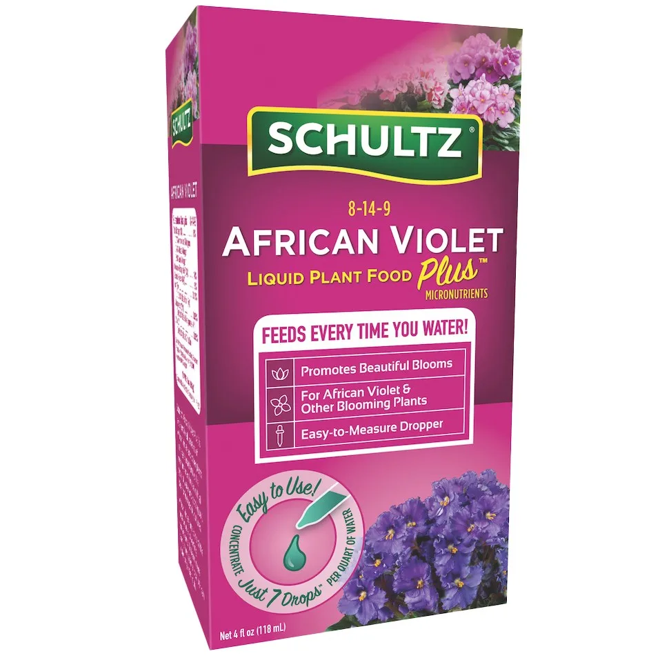 Schultz 4oz African Violet Liquid Plant Food 8-14-9 - Image 2