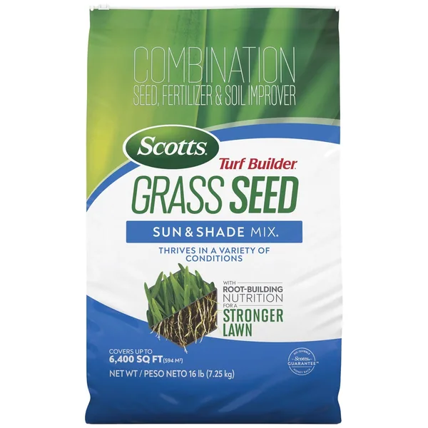 Scotts 16 lbs Turf Builder Sun & Shade Grass Seed