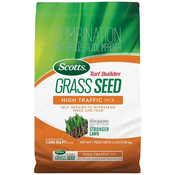 Scotts 2.4 lbs Turf Builder High Traffic Grass Seed