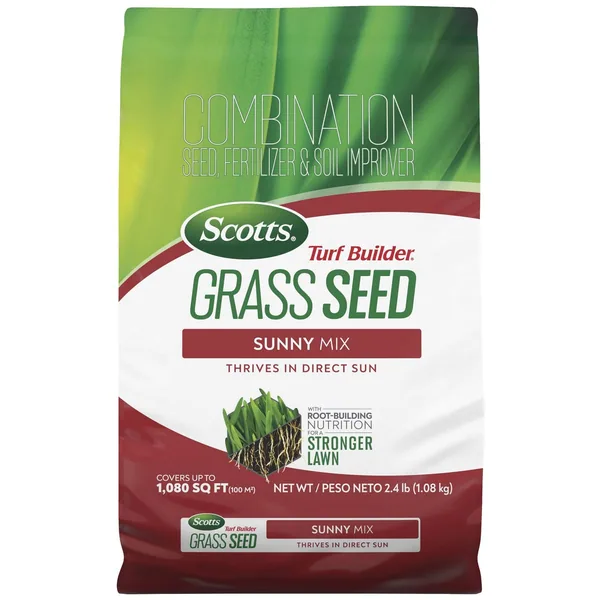Scotts 2.4 lbs Turf Builder Sunny Grass Seed
