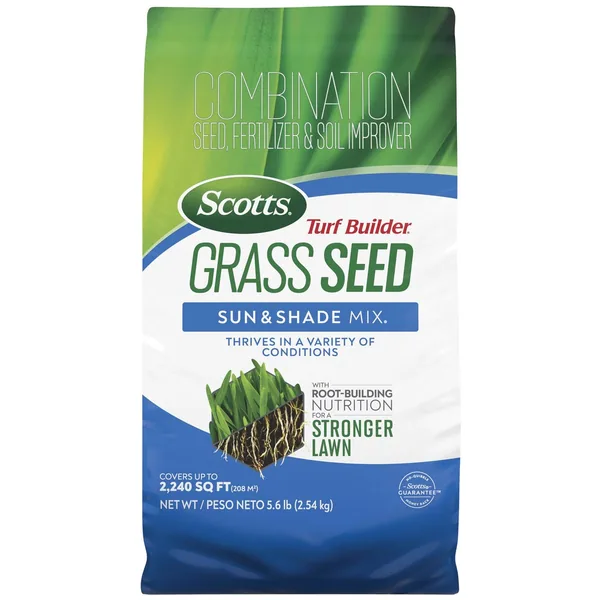 Scotts 5.6 lbs Turf Builder Sun & Shade Grass Seed