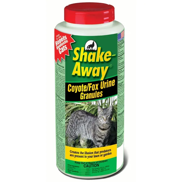 Shake Away 28.5oz Fox Coyote Urine Granules Cat Repellent