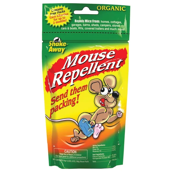 Shake Away 4ct 1.5oz Mouse Repellent Packs