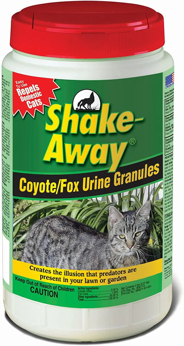 Shake Away 5 lbs Fox Coyote Urine Granules Cat Repellent - Image 2