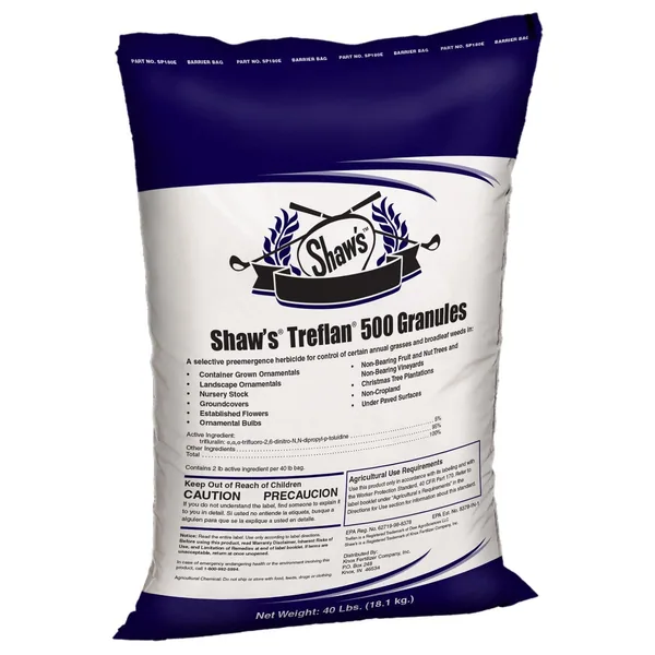 Shaws Treflan 500 5% Granular Annual Weed Control 40Lb