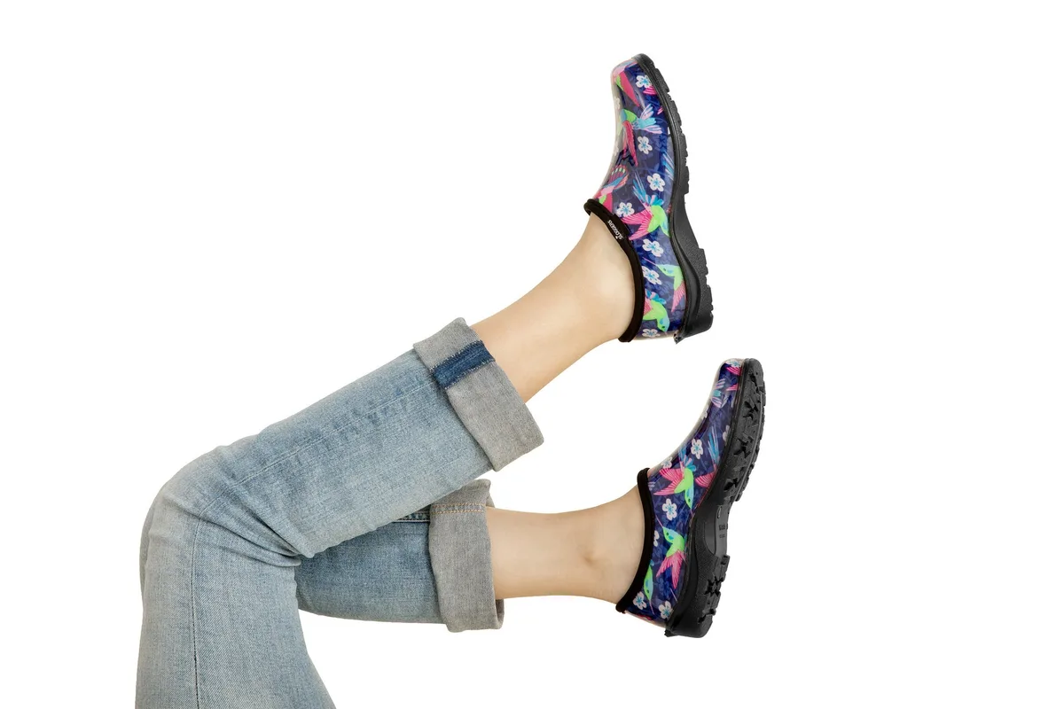 Sloggers Womens Shoe Ditsy Spring Black Size 8 - Image 2