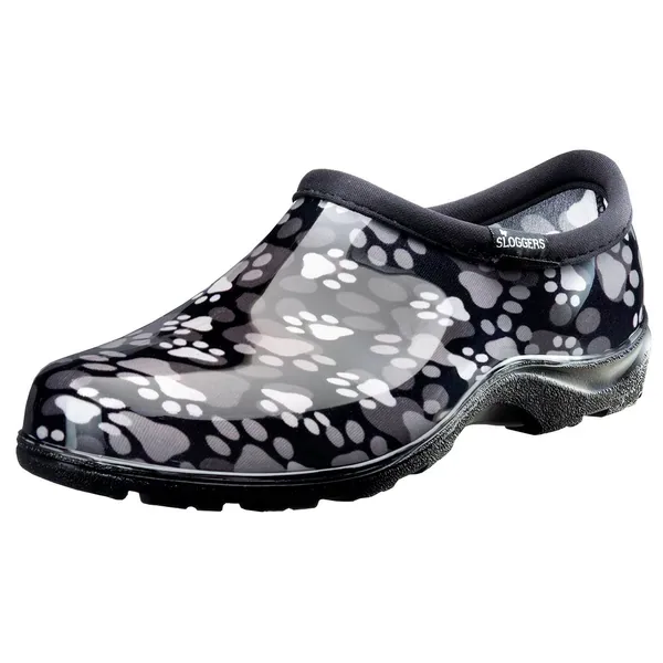 Sloggers Womens Shoe Paw Black & White Size 6 - Image 2