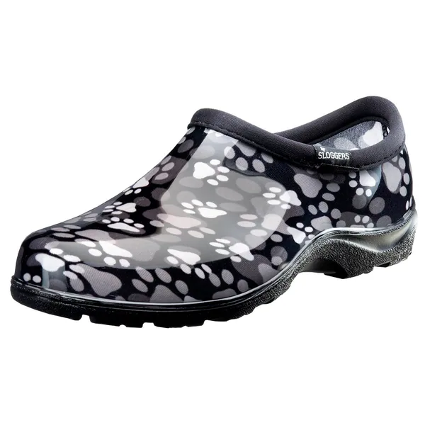 Sloggers Womens Shoe Paw Black & White Size 6