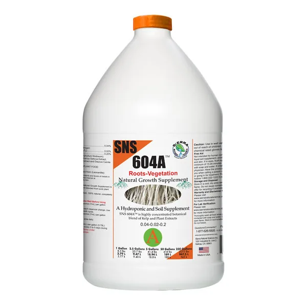 SNS 604A Growth Stimulator Concentrate Gal - Growth Stimulators - Plant Nutrient for Indoor Growing