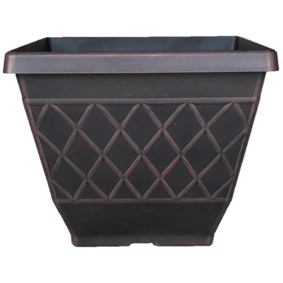 Southern Patio 16" Lacis Square Planter
