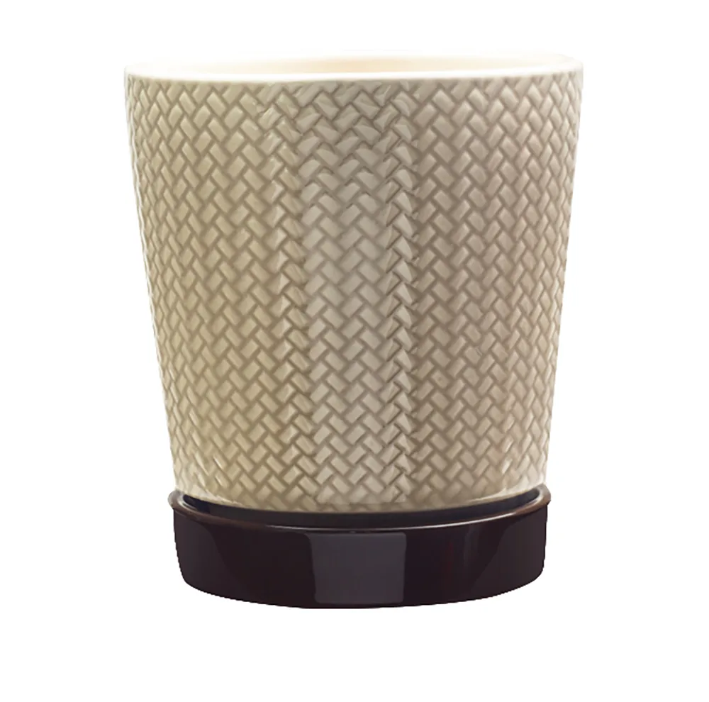 Southern Patio 6.5"H Alice Planter Light Brown Finish - Image 2