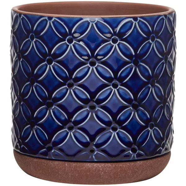 Southern Patio Ceramic Griffy Blue