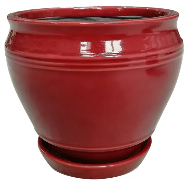 Southern Patio Collins Planter Oxblood Finish