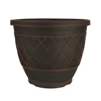 Southern Patio Lacis Round Planter