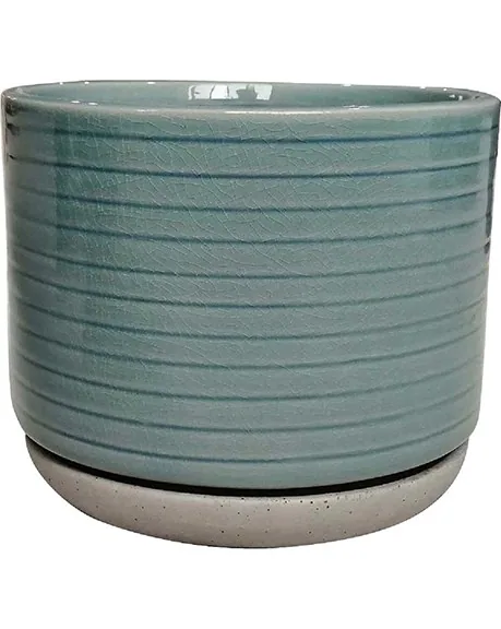 Southern Patio Vado Planter Sea Blue Finish