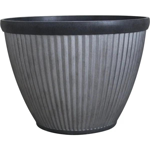 Southern Patio Westlake Round Planter Rustic