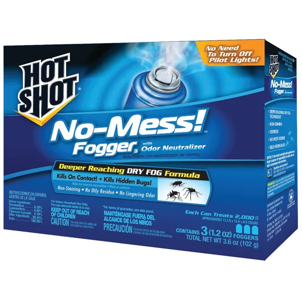Spectracide 1.2oz Hot Shot No Mess Fogger 3Pk