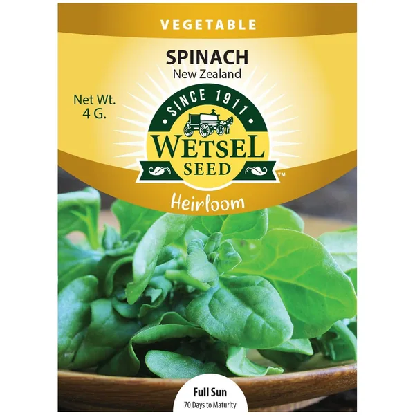 Spinach, Heirloom New Zealand 4 Grams
