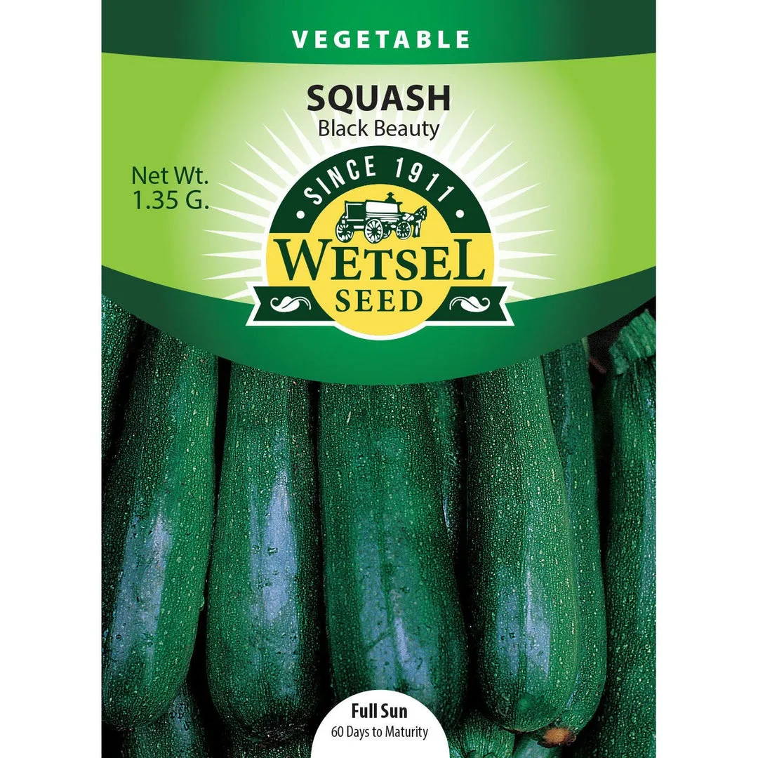 Squash, Black Beauty 1.35 Grams - Image 2