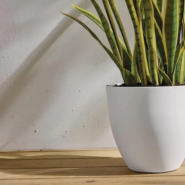 SSI 5"x4.1" Stepped Planter Matte White - Image 2