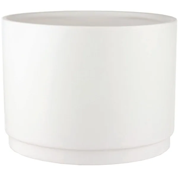 SSI 7.2"x5.6" Stepped Planter Matte White