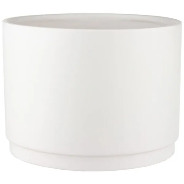 SSI 8.7"x6.4" Stepped Planter Matte White