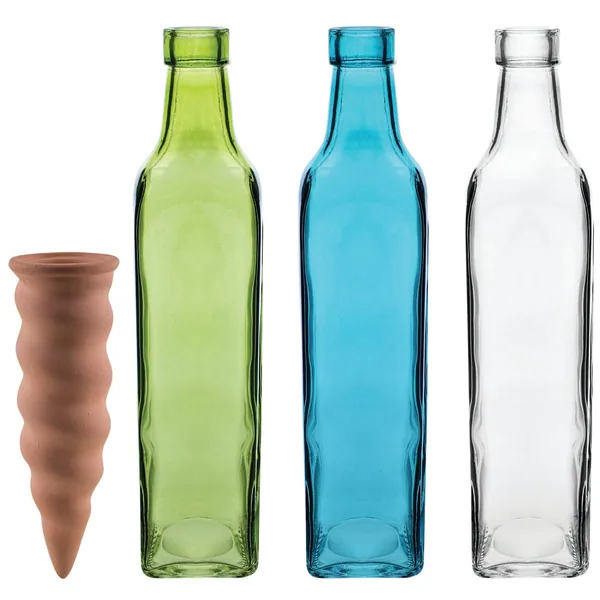 SSI Never Dry Plant Pal With Vintage Water Bottle Assortment